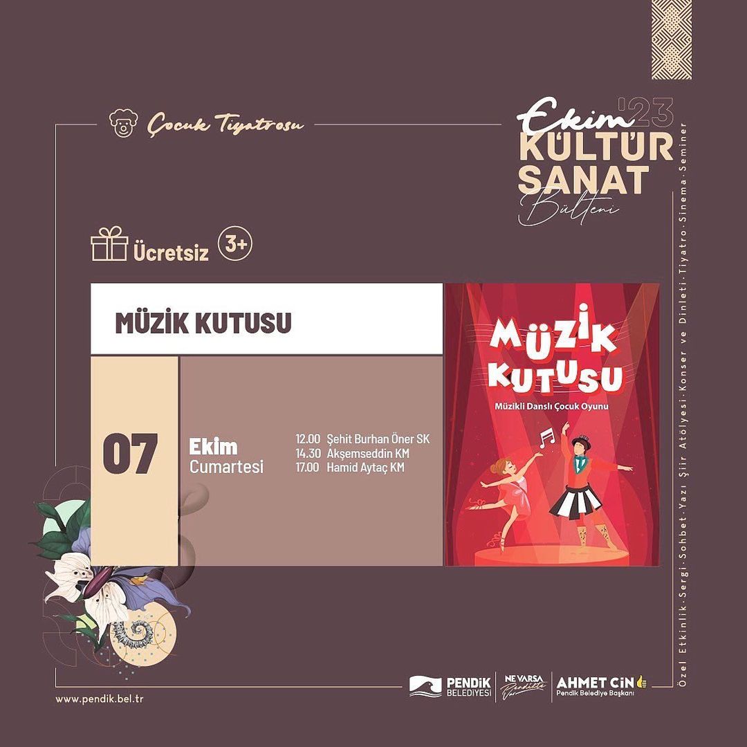 Pendik Belediyesi - Çocuk Tiyatrosu (Müzik Kutusu)